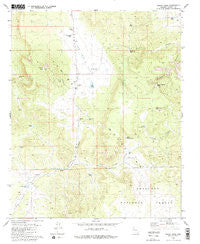 Squaw Peak Arizona Historical topographic map, 1:24000 scale, 7.5 X 7.5 Minute, Year 1980