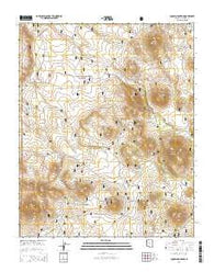 Squaw Mountain Arizona Current topographic map, 1:24000 scale, 7.5 X 7.5 Minute, Year 2014