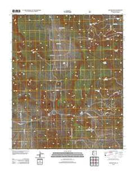Squaw Peak Arizona Historical topographic map, 1:24000 scale, 7.5 X 7.5 Minute, Year 2012