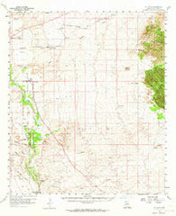 St. David Arizona Historical topographic map, 1:62500 scale, 15 X 15 Minute, Year 1958