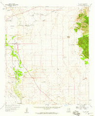 St. David Arizona Historical topographic map, 1:62500 scale, 15 X 15 Minute, Year 1958
