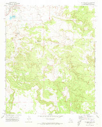 St. Johns South Arizona Historical topographic map, 1:24000 scale, 7.5 X 7.5 Minute, Year 1971
