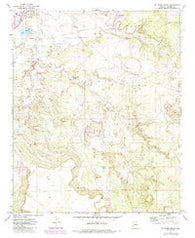 St. Johns South Arizona Historical topographic map, 1:24000 scale, 7.5 X 7.5 Minute, Year 1971