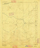 St Johns Arizona Historical topographic map, 1:250000 scale, 1 X 1 Degree, Year 1892