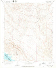 Standard Wash Arizona Historical topographic map, 1:24000 scale, 7.5 X 7.5 Minute, Year 1959