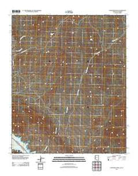Standard Wash Arizona Historical topographic map, 1:24000 scale, 7.5 X 7.5 Minute, Year 2011
