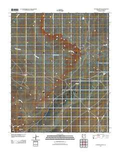 Standing Rocks Arizona Historical topographic map, 1:24000 scale, 7.5 X 7.5 Minute, Year 2011