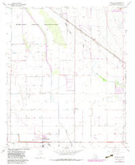 Stanfield Arizona Historical topographic map, 1:24000 scale, 7.5 X 7.5 Minute, Year 1965