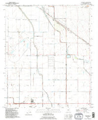 Stanfield Arizona Historical topographic map, 1:24000 scale, 7.5 X 7.5 Minute, Year 1992
