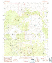 Stanford Tank Arizona Historical topographic map, 1:24000 scale, 7.5 X 7.5 Minute, Year 1989