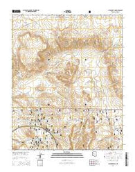 Stanford Tank Arizona Current topographic map, 1:24000 scale, 7.5 X 7.5 Minute, Year 2014
