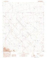 Star Well Arizona Historical topographic map, 1:24000 scale, 7.5 X 7.5 Minute, Year 1989