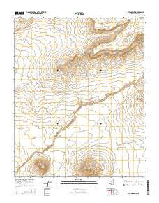 Star Mountain Arizona Current topographic map, 1:24000 scale, 7.5 X 7.5 Minute, Year 2014