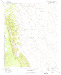 Steamboat Rock NE Arizona Historical topographic map, 1:24000 scale, 7.5 X 7.5 Minute, Year 1972