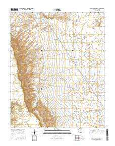 Steamboat Rock NE Arizona Current topographic map, 1:24000 scale, 7.5 X 7.5 Minute, Year 2014