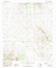 Steele Hills Arizona Historical topographic map, 1:24000 scale, 7.5 X 7.5 Minute, Year 1985