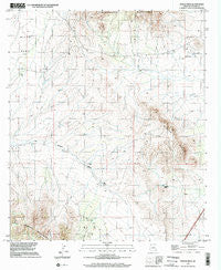 Steele Hills Arizona Historical topographic map, 1:24000 scale, 7.5 X 7.5 Minute, Year 1996