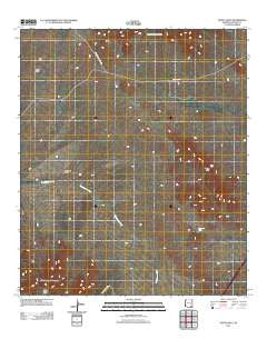 Steele Hills Arizona Historical topographic map, 1:24000 scale, 7.5 X 7.5 Minute, Year 2011