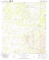Stevens Mtn. Arizona Historical topographic map, 1:24000 scale, 7.5 X 7.5 Minute, Year 1979
