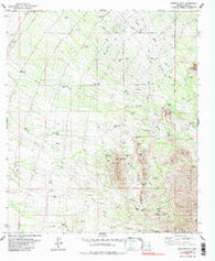 Stevens Mtn. Arizona Historical topographic map, 1:24000 scale, 7.5 X 7.5 Minute, Year 1979