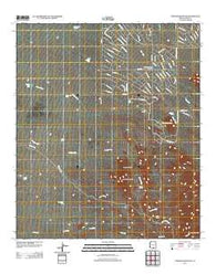 Stevens Mountain Arizona Historical topographic map, 1:24000 scale, 7.5 X 7.5 Minute, Year 2011