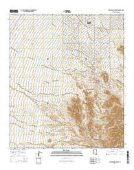 Stevens Mountain Arizona Current topographic map, 1:24000 scale, 7.5 X 7.5 Minute, Year 2014