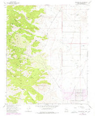 Stockton Hill Arizona Historical topographic map, 1:24000 scale, 7.5 X 7.5 Minute, Year 1968