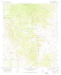 Stockton Pass Arizona Historical topographic map, 1:24000 scale, 7.5 X 7.5 Minute, Year 1972