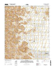 Stockton Hill Arizona Current topographic map, 1:24000 scale, 7.5 X 7.5 Minute, Year 2014