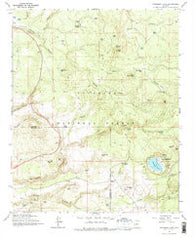 Stoneman Lake Arizona Historical topographic map, 1:24000 scale, 7.5 X 7.5 Minute, Year 1965