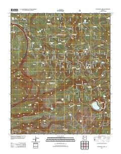 Stoneman Lake Arizona Historical topographic map, 1:24000 scale, 7.5 X 7.5 Minute, Year 2011