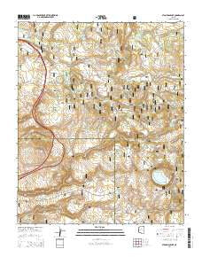 Stoneman Lake Arizona Current topographic map, 1:24000 scale, 7.5 X 7.5 Minute, Year 2014