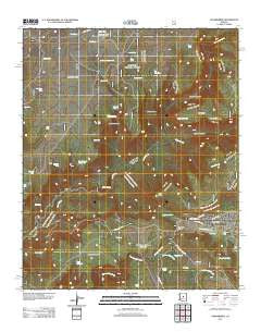 Strawberry Arizona Historical topographic map, 1:24000 scale, 7.5 X 7.5 Minute, Year 2011
