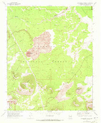 Strawberry Crater Arizona Historical topographic map, 1:24000 scale, 7.5 X 7.5 Minute, Year 1969