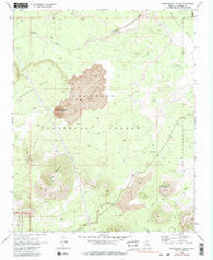 Strawberry Crater Arizona Historical topographic map, 1:24000 scale, 7.5 X 7.5 Minute, Year 1969