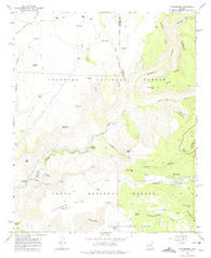 Strawberry Arizona Historical topographic map, 1:24000 scale, 7.5 X 7.5 Minute, Year 1967