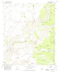 Strawberry Arizona Historical topographic map, 1:24000 scale, 7.5 X 7.5 Minute, Year 1967