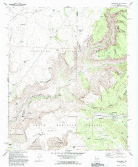 Strawberry Arizona Historical topographic map, 1:24000 scale, 7.5 X 7.5 Minute, Year 1967