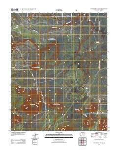 Strawberry Crater Arizona Historical topographic map, 1:24000 scale, 7.5 X 7.5 Minute, Year 2011