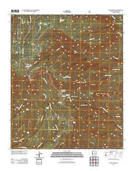 Strayhorse Arizona Historical topographic map, 1:24000 scale, 7.5 X 7.5 Minute, Year 2011