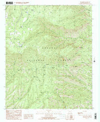 Strayhorse Arizona Historical topographic map, 1:24000 scale, 7.5 X 7.5 Minute, Year 1991
