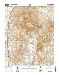 Sullivan Buttes Arizona Current topographic map, 1:24000 scale, 7.5 X 7.5 Minute, Year 2014