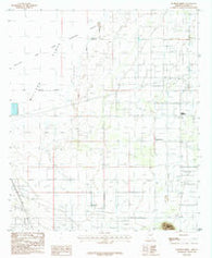 Sulphur Spring Arizona Historical topographic map, 1:24000 scale, 7.5 X 7.5 Minute, Year 1985