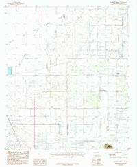 Sulphur Spring Arizona Historical topographic map, 1:24000 scale, 7.5 X 7.5 Minute, Year 1985