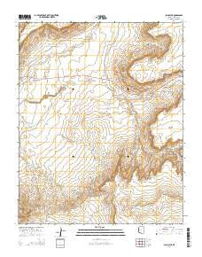 Sun Altar Arizona Current topographic map, 1:24000 scale, 7.5 X 7.5 Minute, Year 2014