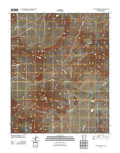 Sunflower Butte Arizona Historical topographic map, 1:24000 scale, 7.5 X 7.5 Minute, Year 2011