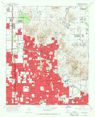 Sunnyslope Arizona Historical topographic map, 1:24000 scale, 7.5 X 7.5 Minute, Year 1965