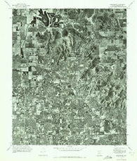 Sunnyslope Arizona Historical topographic map, 1:24000 scale, 7.5 X 7.5 Minute, Year 1971