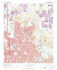 Sunnyslope Arizona Historical topographic map, 1:24000 scale, 7.5 X 7.5 Minute, Year 1965