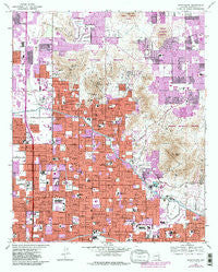 Sunnyslope Arizona Historical topographic map, 1:24000 scale, 7.5 X 7.5 Minute, Year 1965